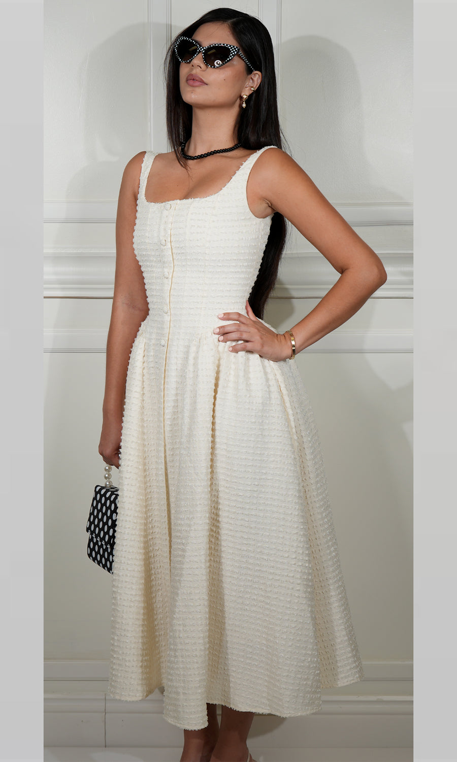 Naomi Dress-Off White