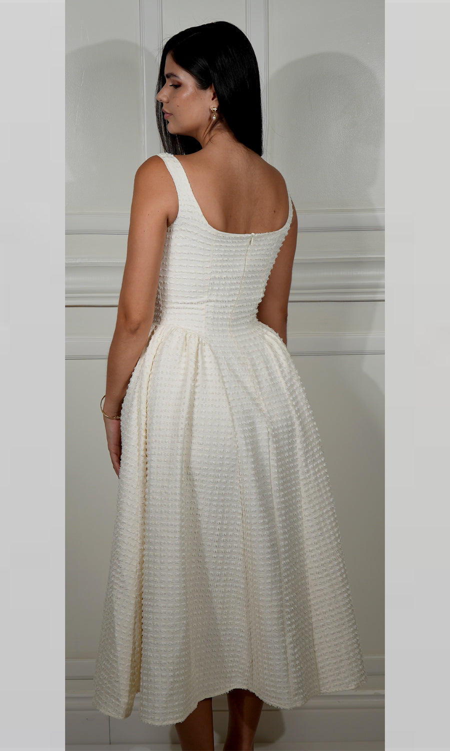 Naomi Dress-Off White