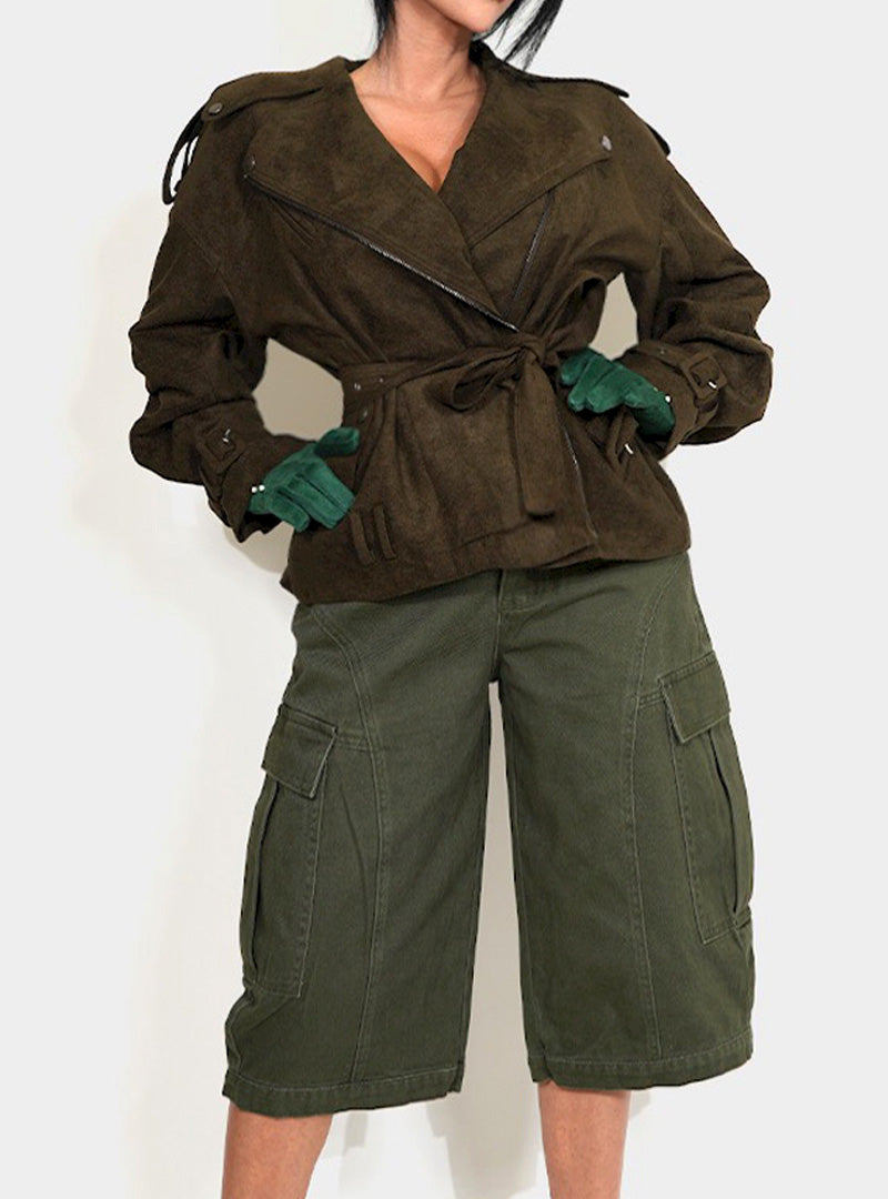 SOHO CHIC JACKET OLIVE GREEN