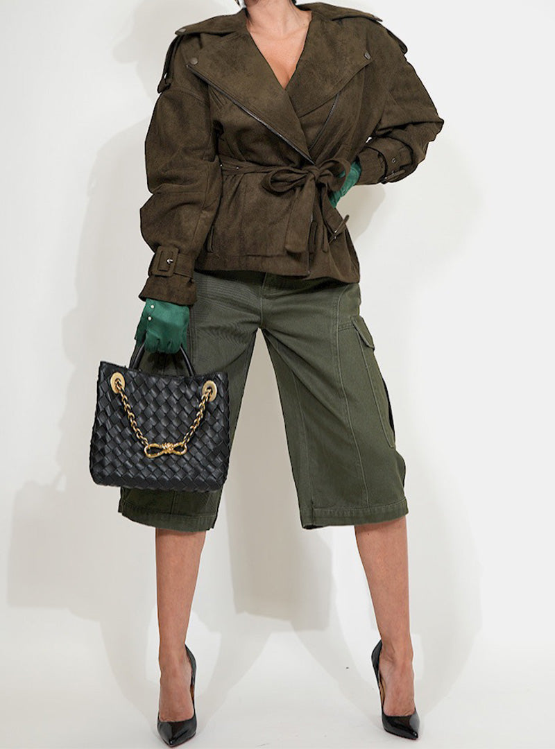 SOHO CHIC JACKET OLIVE GREEN