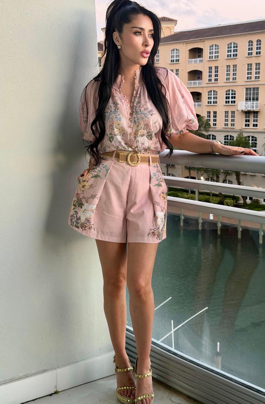 Floral Obsession Short Set
