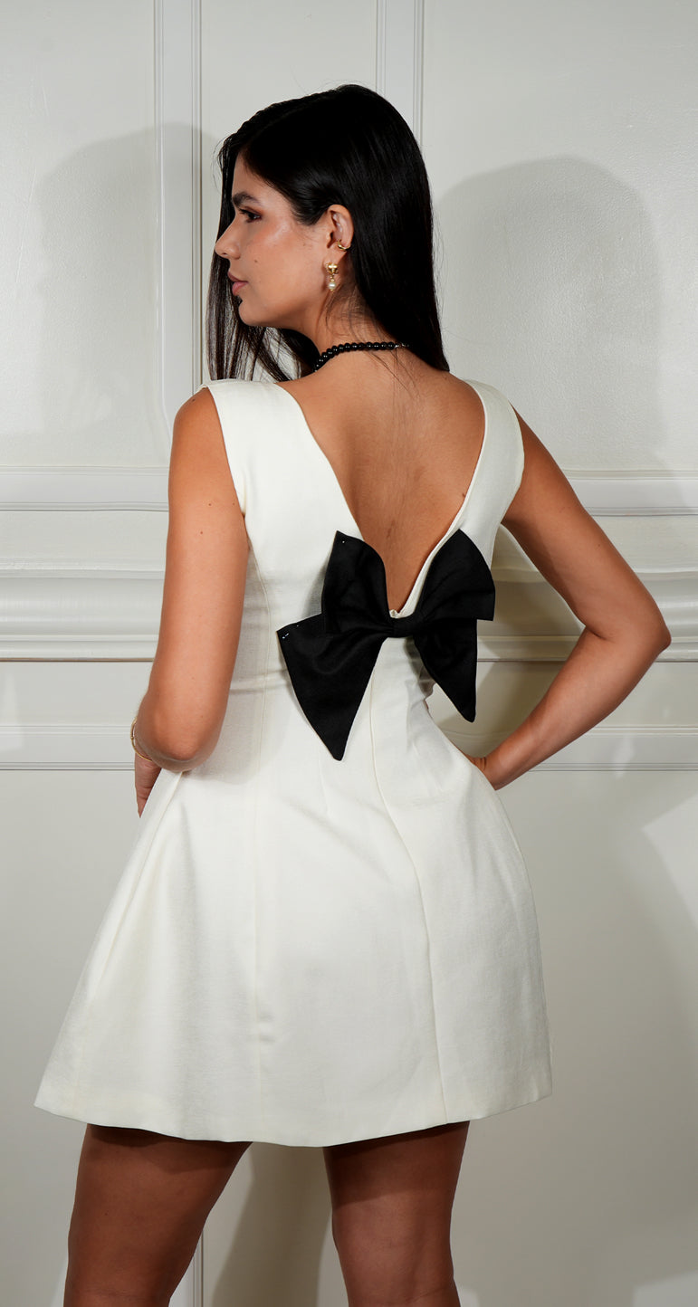 Florence-Dress-Off White