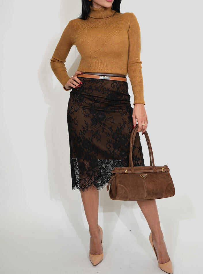 TARA TURTLE NECK MUSTARD YELLOW