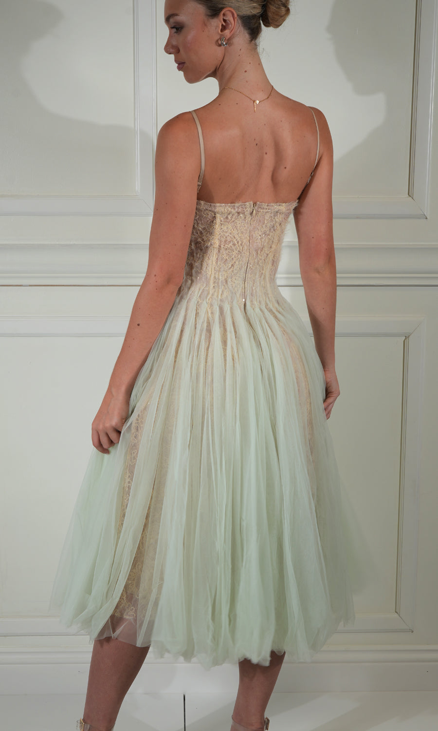 Jasmine Dress-Mint Green