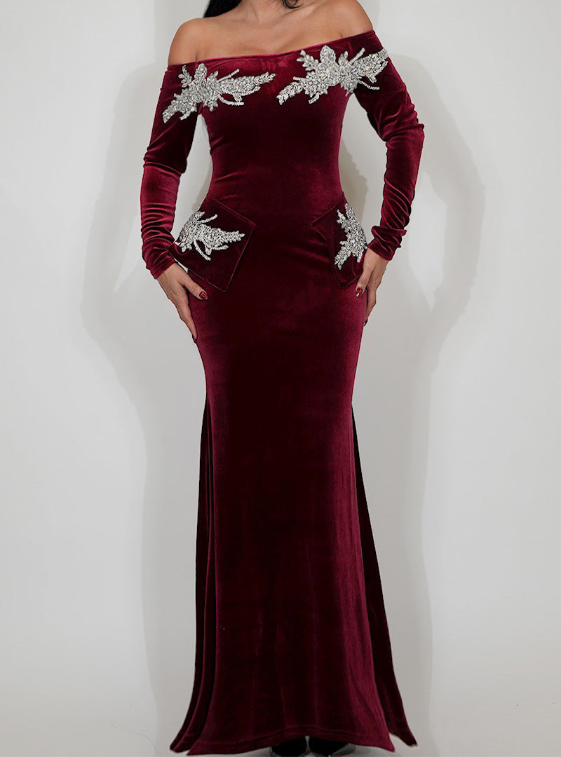 LOVE LIKE THIS-VELVET DRESS